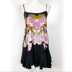 Free People | NEW Sweet Lucy Floral Ruffle Dress S